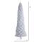 12ft. Unlit Slim White Artificial Christmas Tree